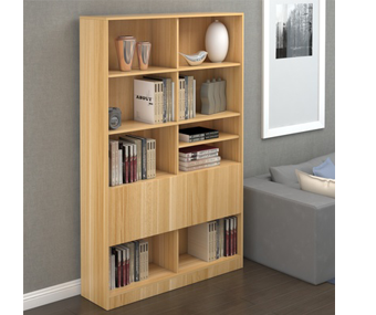 Kệ sách gỗ MDF loại 100 cm màu sồi 195